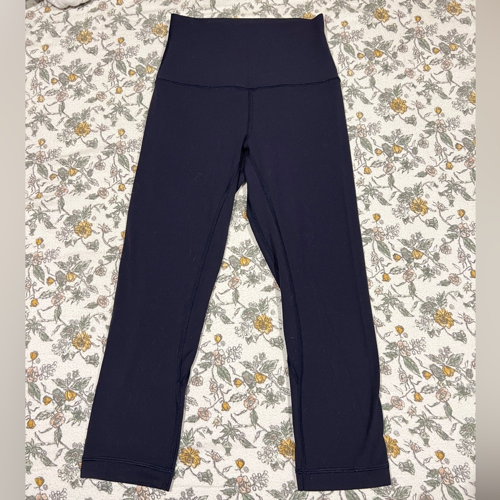 Lululemon align cropped leggings navy 2